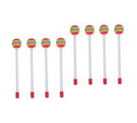 ifundom 8pcs Boy Girl's Musical Drumsticks Sensory Development Toys Soft Sponge Material Early Education Instruments