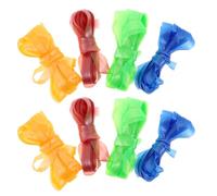 ifundom 8pcs Chinese Jump Ropes Elastic Rubber Bands for Stretch Skipping Rope for Outdoor Indoor Exercise Flexible Fitness Game for All Ages