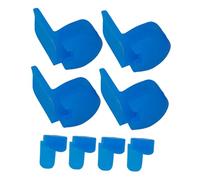 ifundom 8pcs Clarinet Thumb Rests Silicone Finger Supports Oboe Finger Rest Comfortable Playing Feeling Improving Playing Experience Blue for Musicians and Learners