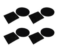 ifundom 8pcs Compost Bin Filter Pads Set, Kitchen Compost Bin Filtration Accessory, Litter Boxes Odor Removing Cotton Filters, Round Square Replacement Pads for Home Use