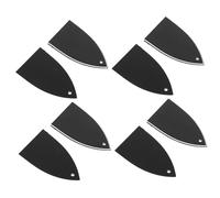 ifundom 8pcs Guitar Bass Truss Rod Cover Plastic Replacement with Tip Angle Design Integrated Neck Adjustment Plates for Electric Bass Guitar Instrument Accessories for Stable Sound and