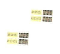ifundom 8pcs Guitar Fretboard Sticker Notes Stickers for Fingerboard Fret Decals Assorted Guitar Scale and Chord for Practice Random Color