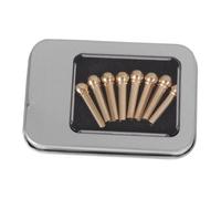 ifundom 8pcs Guitar Pin Brass String Studs for Acoustic Guitar Instrument Fittings for Music Accessories and Tuning Pegs Replacement