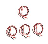 ifundom 8pcs Insulated Wire Test Cable for Electric Circuit Connection Excellent Bending Resistance Low Resistance for Electrical Engineering Educational Training
