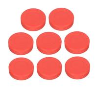 ifundom 8pcs Matte Finish PVC Ice Hockey Pucks for Practice Indoor Outdoor Training Flat Puck Design for Enhanced Stability Suitable for Skill Development and Team Drills