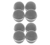 ifundom 8pcs Microphone Head Cover Mesh Replacement Microphone Grill for Metal Head Mic Accessories Fits Dynamic Mic for Studio Recording