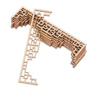 ifundom 8pcs Miniature Chinese Style Dollhouse Screens Unfinished Wood for Dollhouse Decor Craft Models for DIY Art Projects and Tiny Japanese Screen Collectors