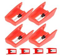 ifundom 8pcs Phonograph Stylus Turntable Replacement Stylus Record Player Needle Record Needle Replacement for Turntable for Audio Red