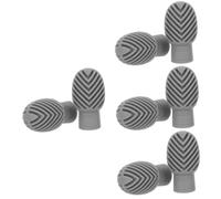 ifundom 8pcs Silicone Drumstick Protectors Drumstick Practice Tips Mute Pad Drum Stick Silent Tips for Noise Reduction