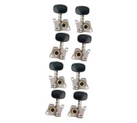 ifundom 8pcs Silver Guitar Tuning Pegs for Rl String Alignment Durable Machine Heads for Acoustic and Electric Guitars Essential Replacement for Worn Tuners