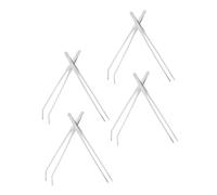 ifundom 8pcs Stainless Steel Aquarium Tweezers Long Straight and Curved Feeding Tools for Fish Tank Plants Reptile Feeding Precision Forceps for Snake Lizard Bearded Dragon Lightweight
