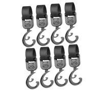 ifundom 8pcs Stroller Hooks Durable Clips for Shopping Bags Diaper Bags Stroller Accessories Easy to Install Hangers for Pushchair Pram