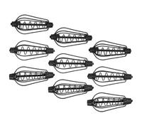 ifundom 9pcs Carp Bait Holder Weighted Fishing Lure Feeder Cage for Long Distance Casting Outdoor Carp Fishing Tackle