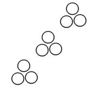 ifundom 9pcs Handmade Buddhist Sound Bowl Cushion Pad for Decor for Singing Bowl Cushion Use at Home