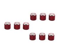 ifundom 9pcs Metal Tone Volume Control Knobs for Electric Guitar Silver Knobs Easy to Install Replacement for Broken Old Guitar Parts