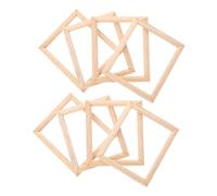 ifundom 9pcs Miniature Wooden Photo Frames Scale DIY Dollhouse Furniture Accessories Sustainable Natural Wood for Creative Home Decor and Gift Ideas