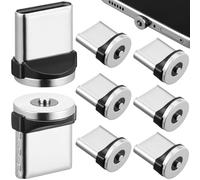 ifundom 9pcs USB Type C Magnetic Charger Tip 3a Aluminium Connector