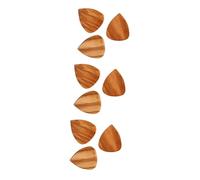 ifundom 9pcs Wooden Guitar Pick Plectrum for Ukulele Guitar Thin Grip Picks Accessories