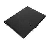 ifundom A4 Multifunctional Pu Leather Clipboard Folder with Notepad Holder, Document Organizer Portfolio for Office and Business Use, Black Padfolio with Legal Paper Holder