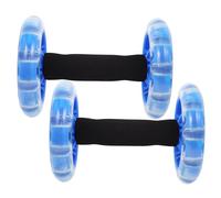 ifundom Ab Roller for Core Strengthening Durable Tummy Shaping Fitness Device for Men Women Blue Lightweight Non Slip Handles for Workouts