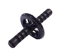 ifundom Ab Roller Wheel Muscle Trainer with Non Slip Handles and Durable Steel Tube Roller for Home Gym Fitness Equipment to Strengthen Abdominal Shoulder Arm and Leg Muscles Black