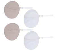 ifundom Absorbent Underarm Sweat Pads 2 Pairs Reusable Armpit Guards with Washable Shoulder Strap for Women Invisible Sweat Protection for Daily Use