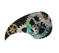 ifundom Acoustic Guitar Pickguard Material for Guitar Parts Scratch Protection Plate Use in Live Performances Practice Sessions Wood Grain Gear Design Easy Adhesive Installation