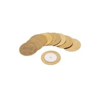 ifundom Acoustic Instrument Pickups 4.6khz Resonant Frequency for 10pcs 15mm Copper Piezo Diaphragm Discs 300ω Guitar and Microphones Stomp Box Applications