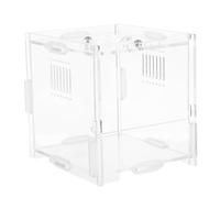 ifundom Acrylic Breeding Box for Small Spiders and Insects Reptile Feeding Habitat Spider Enclosure Kit