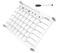 ifundom Acrylic Dry Erase Board for Fridge with Simple Design, Easy to Clean Message Board for Making Signs, for Wedding and Party Planning