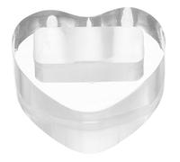 ifundom Acrylic Kazoo Display Stand Heart Shape Kazoo Holder for Showcase and Table Decor for Musical Instruments