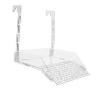 ifundom Acrylic Turtle Basking Platform Hanging Climbing Ramp for Tortoises and Small Reptiles Lightweight Terrarium Resting Stand with Design Suitable for Fish Tank Decoration and UV Bulb