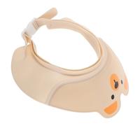 ifundom Adjustable Baby Shower Cap for Kids Waterproof Hair Washing Shield Hat Cute Cartoon Design Toddler Bath Visor for Eye and Ear Protection