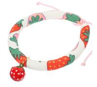 ifundom Adjustable Cat Collar with Bell for Pets, Cozy and Skin-friendly Cotton Cloth Material, Chic Design Suitable for Birthdays and Photo Shoots, Recommended Weight 2.5-6kg