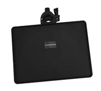 ifundom Adjustable Clip-on Microphone Stand Tray Clamp Shelf with Anti-slip Design, Thickened Abs and Metal Material, Higher Edge for Holding Gadgets, Suitable for Music Stand and Live