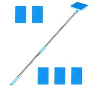 ifundom Adjustable Fish Tank Aquarium Cleaning Brush with Telescopic Metal Handle and Double Sided Sponge Scraper Pad for Effortless No Dead Angle Cleaning in Home and Professional
