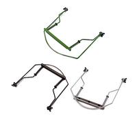 ifundom Adjustable Green 10 Holes Harmonica Holder Neck Rack Sturdy Stainless Steel Harmonica Accessory for Musician Performance