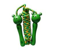 ifundom Adjustable Kindergarten Animal Skipping Rope for - Frog Design, Random Handle Pattern, Colorful Exercise Jump Rope for Fitness and School Use Random Color