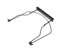 ifundom Adjustable Metal Harmonica Brace 10 Hole Harmonica Holder with Convenient Neck Strap Sl lack Wind Instrument Holder for Musicians