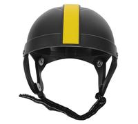 ifundom Adjustable Motorcycle Helmet for Small Medium Dogs Cats Heavy Duty Abs Pet Head Protection Gear with Ear Holes and Secure Strap Outdoor Riding Safety Hat for Biking Adventures