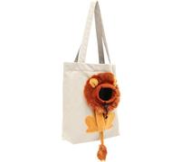 ifundom Adjustable Open Hole Canvas Shoulder Bag with Wide Comfortable Design for Pets and Cats, Adorable Cat Pouch Pet Carrying Bag Suitable for Travel and Daily Use