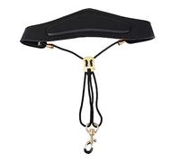 ifundom Adjustable Sax Harness Sturdy Leather Metal Hook Scratch Comfortable Neck for Professionals Beginners