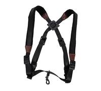 ifundom Adjustable Saxophone Shoulder Strap, Thickened Black Sax Harness Padded Chest Support, Comfortable Nylon Sax Chest Strap for Saxophone Players