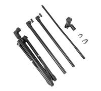 ifundom Adjustable Tripod Microphone Stand with Metal and Pvc Latex Construction, Portable and Non-slip Base for Karaoke Singing and Online Lessons, Suitable for Adults and Children,
