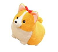 ifundom Adorable Corgi Plush Toy Soft Cartoon Dog Doll for Girls Companion for Home Decoration and Cozy Sleep Smiling Expression
