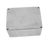 ifundom Aluminium Guitar Pedal Enclosure, Practical Stomp Box for DIY Effects, Rust-Resistant Silver Aluminium Case, 1590C Size for Guitar Accessory Projects