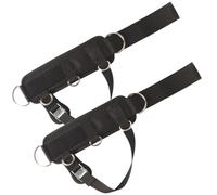 ifundom Ankle Workout Straps for Exercising and Leg Shape Enhancement 2pcs for Leg and Hip Training, Polyester and Eva Material, Black Fitness Attachment