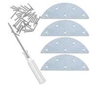 ifundom Anti-wear Patch for Heel Non-Slip Metal Pads Silver Iron Sturdy Minimizing Slip Stable Grip for Shoes and Boots Long Hikes 2.56x0.87x0.08in