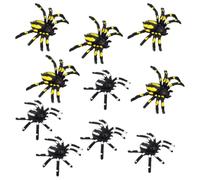 ifundom Artificial Spider Model Tricky Insect Pranks 30pcs Made of Pvc White for Halloween Party Props and Creepy Decor and Haunted House Scary Decorations