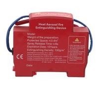 ifundom Automatic Aerosol Fire Extinguisher for Car Engine and Automobile Flame Retardant Plastic, Hands-free Security, and Weatherproof Design Suitable for Garage and Office Use